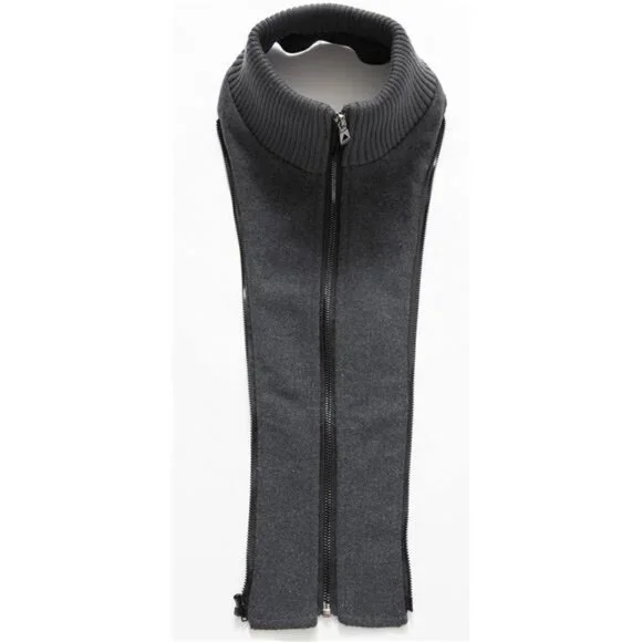 Men's Thermal Single Breasted Wool Blend Coat Business Peacoat with